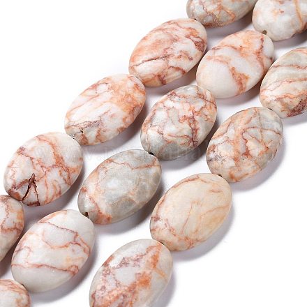 Chapelets de perles de netstone naturelle X-G-L553-28-1