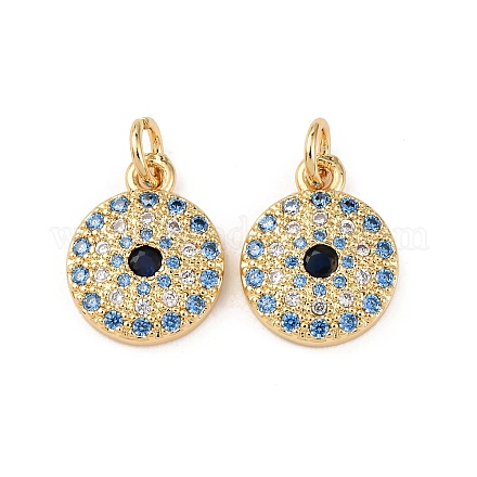 Латунные микро проложить кубического циркония подвески KK-K408-15C-G-1
