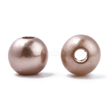 Perles d'imitation en plastique ABS peintes à la bombe OACR-T015-05A-05-1