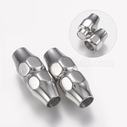 304 Stainless Steel Magnetic Clasps STAS-F149-01P-B-1