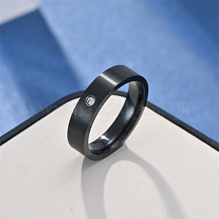 Кольца из нержавеющей стали со стразами FS-WGB751E-19-1