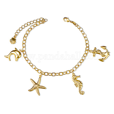 SHEGRACE Brass Charm Bracelets JB573A-1