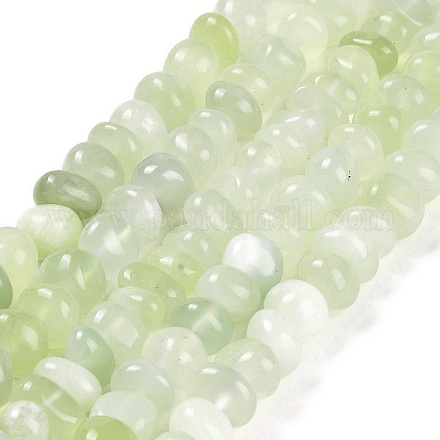 Natural New Jade Beads Strands G-G053-C02-01-1