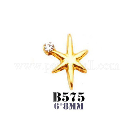 Cabochons Diamante de imitación de la aleación MRMJ-S010-029K-1
