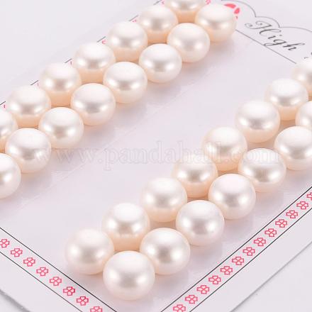 Perle di perle d'acqua dolce coltivate naturali di grado aaa X-PEAR-R008-11-12mm-01-1