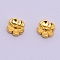 Alloy Cabochons, UV Resin Filling Materilal, Cadmium Free & Lead Free, Flower, Golden, 5x1.5mm