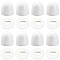 PP Plastic Toilet Bolt Caps, Half Round Toilet Bolt Covers, Push On Bolt Caps, Bathromm Accessories, White, 36x37.5mm