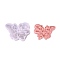 Butterfly Skeleton Plate Snake Flower Candle Silicone Molds, Halloween DIY Candle Silicone Molds, Food Grade Silicone, Decoration Making, for Candle Making, White, 105x76x29mm