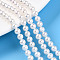 Natural Nucleated Pearl Beads Strands, Round, Creamy White, 4.5~5mm, Hole: 0.5mm, about 88~89pcs/strand, 15.47~15.67''(39.3~39.8cm)
