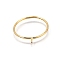 1/20 Yellow Gold Filled Stackable Rings Settings with Peg, for Half Drilled Beads, Real 14K Gold Filled, 1mm, US Size 6(16.5mm)