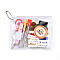 DIY Sewing Tool Kits, including Thread, Scissors, Ruler, Handle Steel Seam Rippers, Easy Automatic Threader, Needles, Button, Plastic Bag, Mixed Color, 11~125x10~105x2mm