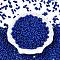 Opaque Acrylic Beads, Peanut, Dark Blue, 6.5x4x3mm, Hole: 1.5mm, about 9998pcs/500g