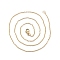 304 Stainless Steel Cable Chains Necklace for Men Women, Golden, Wide: 1.5mm, 17.72 inch(45cm)