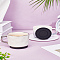 2Pcs PVC Coaster, Cup Mats, Flat Round, Black, 69x5mm