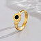 Fashionable Special-Interest 304 Stainless Steel Cubic Zirconia Finger Rings, Roman Numerals, Ring, US Size 9(18.9mm)