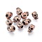 Alloy European Beads, Large Hole Beads, Skull, Nickel Free, Red Copper, 11.5x7x9.5mm, Hole: 4mm