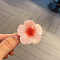 Flower Plastic Claw Hair Clips, Hair Accessories for Women & Girls, Cerise, 40x40x30mm