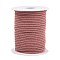 Nylon Threads, Milan Cords/Twisted Cords, Pale Violet Red, 3mm, about 21.87 yards(20m)/roll