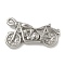 Anti-Tarnish 304 Stainless Steel Pendants, Motorbike Charm, Stainless Steel Color, 28.5x22x5mm, Hole: 1.6mm