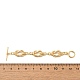 Латуни материалы для браслетов KK-K388-64G-3