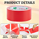 GORGECRAFT 1.8in x 65.6ft Bookbinding Repair Tape Red Fabric Tape Adhesive Duct Tape Safe Cloth Library Book Seam Sealing Hinging Craft Tape for Webbing Repair Camouflage AJEW-WH0136-54B-01-3