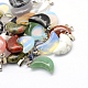 Moon Natural & Synthetic Mixed Stone Pendants G-Q369-M-1