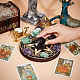 木製水晶球ディスプレイスタンド  魔女のもの  ウィッカ  祭壇  装飾  魔女  用品  小さなトレイ  魔術のために  フラットラウンド  144x20mm  内径：18.5mm＆32.5mm AJEW-WH0258-820A-3