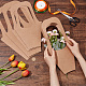 Nbeads 24Pcs 2 Styles Portable Kraft Paper Flower Gift Bags CARB-NB0001-10-3