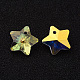 Star Faceted K9 Glass Charms EGLA-O006-04A-2