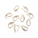 Brass Earring Hooks KK-G365-15G-1
