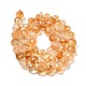 Chapelets de perles de citrine naturelle G-P508-A11-01-3