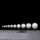 Cuentas de perlas de vidrio ecológicas GLAA-S172-6mm-01A-3