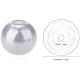 Pearlized Glasperlen runde Perlen HY-PH0001-6mm-026-3