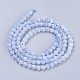 Natürlichen blauen Chalcedon Perlen Stränge X-G-R475-032-2