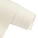 スパンコールイミテーションレザー生地  衣類用アクセサリー  ホワイト  135x30x0.08cm DIY-WH0221-26B-2