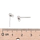 Accessoires de clou d'oreille en 925 argent sterling STER-K167-042C-S-4