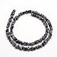 Natural Snowflake Obsidian Beads Strands G-F465-11-2