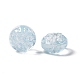 Perles de verre peintes par pulvérisation transparent GLAA-E038-02-2
