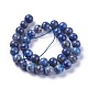 Chapelets de perles en lapis-lazuli naturel G-E483-17-10mm-3