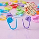 200Pcs 10 Colors Eco-Friendly ABS Plastic Knitting Crochet Locking Stitch Markers Holder KY-SZ0001-28-6