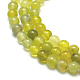 Péridot naturel chapelets de perles rondes G-P070-35-8mm-2