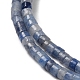 Chapelets de perles en aventurine bleue naturelle G-E612-A10-3