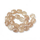 Chapelets de perles de pierre de pastèque en verre G-R451-03-2