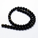 Natural Golden Sheen Obsidian Beads Strands G-I199-14-12mm-2