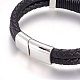 Leather Cord Bracelets BJEW-F349-10P-5