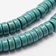 Synthetic Howlite Beads Strand G-P228-01-6mm-3