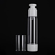 プラスチック真空スプレーボトル  詰め替え可能なボトル  ホワイト  15.4x3.3cm  容量：50ml（1.69fl.oz） MRMJ-F015-01C-2