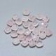 Perlas naturales de cuarzo rosa G-F656-17-1
