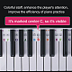 Adesivi rimovibili per tastiera di pianoforte realizzati a mano per principianti DIY-WH0030-93-5