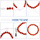 Creazione di braccialetti elastici con perline fai da te sunnyclue DIY-SC0009-53-4